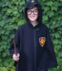 Image 4 of Wizard Cloak and glasses