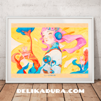 Image 2 of 'THE MUSES CALL' Signed Art print