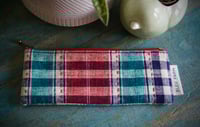 Image 1 of Fabric Slim Pencil Case | Zipper Pen Pouch | Zipper Glasses Case