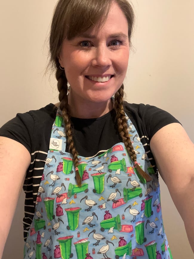 *Limited* Double Sided Apron - Bin Chicken and Bin Chicken Christmas