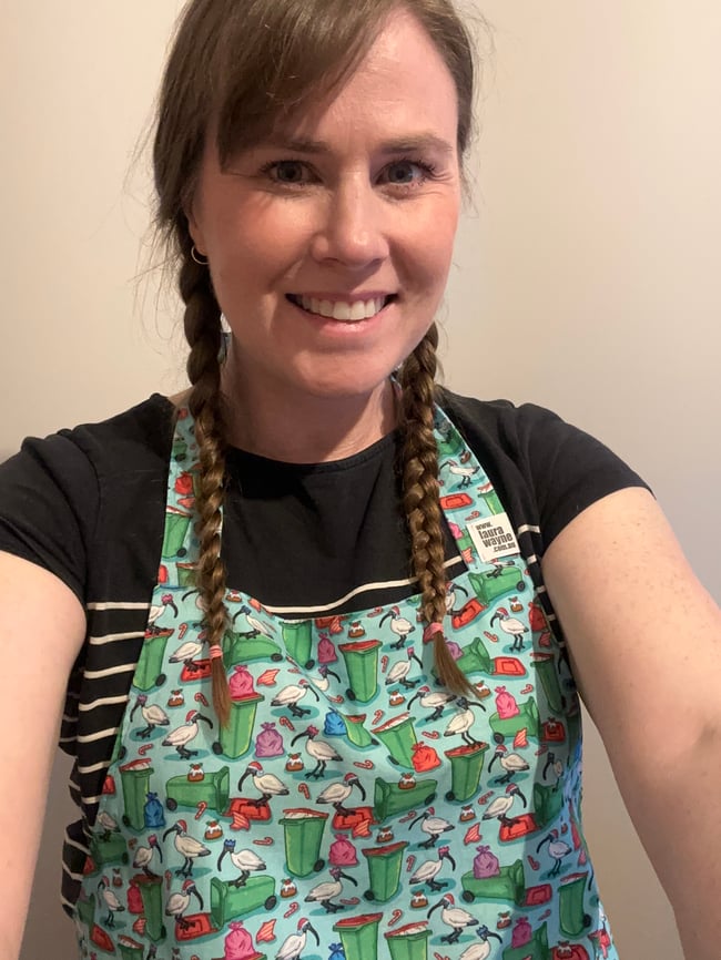 *Limited* Double Sided Apron - Bin Chicken and Bin Chicken Christmas