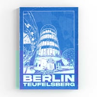 Teufelsberg, Berlin – Limited Edition Cyanotype Print (A4)