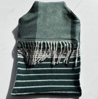 Image 1 of Dark Green Reclaimed Cashmere Hot Water Bottle Cover