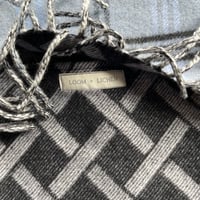 Image 3 of Blue Tartan Reclaimed Cashmere Hot Water Bottle Cover