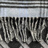 Image 4 of Blue Tartan Reclaimed Cashmere Hot Water Bottle Cover