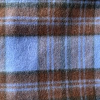Image 5 of Blue Tartan Reclaimed Cashmere Hot Water Bottle Cover
