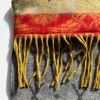 Image 2 of Orange and Yellow Reclaimed Cashmere Hot Water Bottle Cover