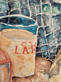 Image 7 of Original Surreal Student-Style Painting, Watercolour and Ink