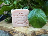 Image 2 of Humbleness:  Tallow, Olive Oil and French Pink Clay Soap