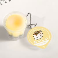 Image 3 of Keychain - Squishy pudding jelly (Tofu series)