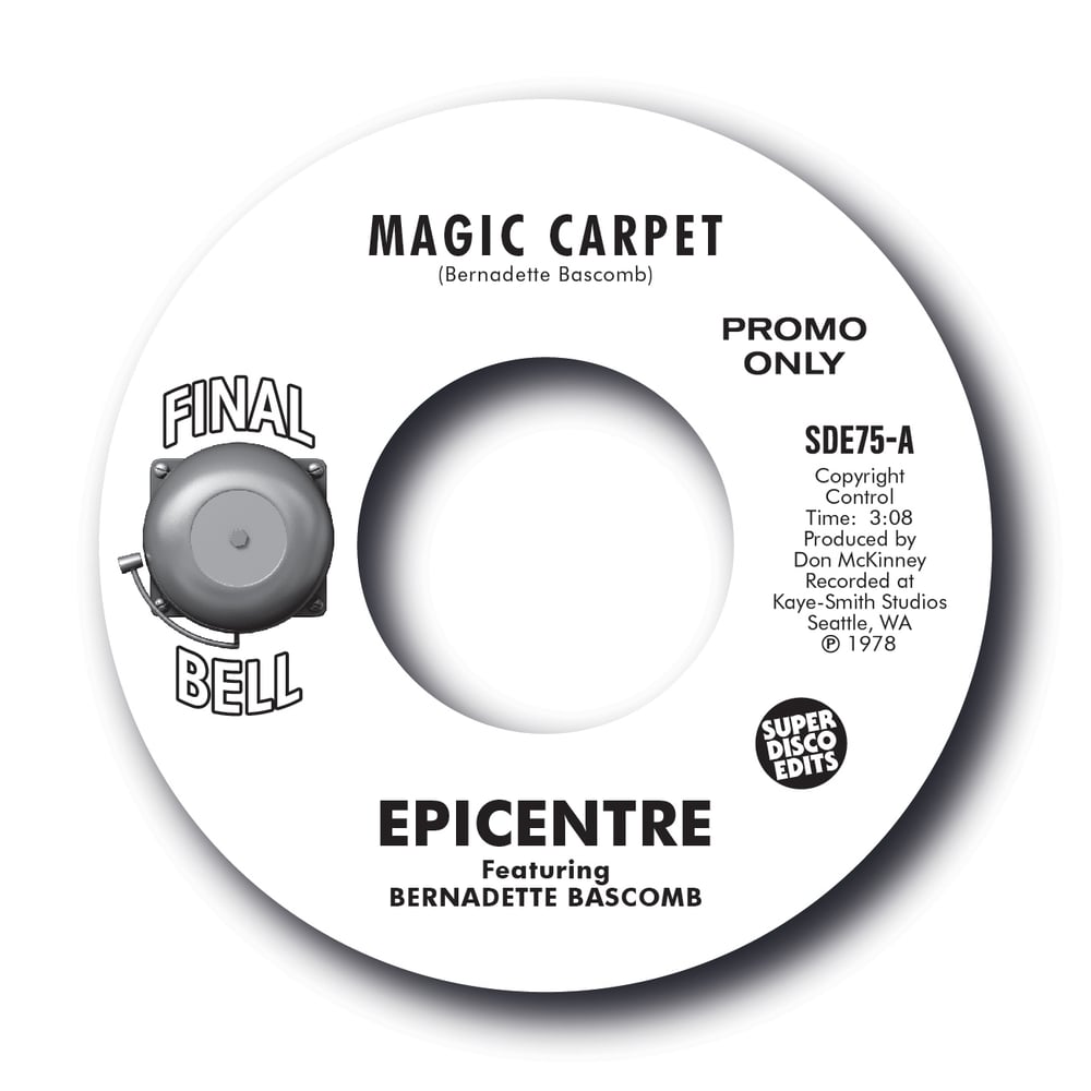 Epicentre Feat Bernadette Bascom "Magic Carpet" Final Bell Promo 45rpm