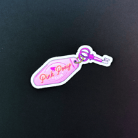 Pink Pony Club Keychain Vinyl Sticker