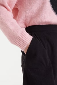 Image 4 of FALDA CORTA MICRO PANA NEGRA