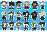 Image 2 of Male IDV Hologgraphic Stickers 3 inch