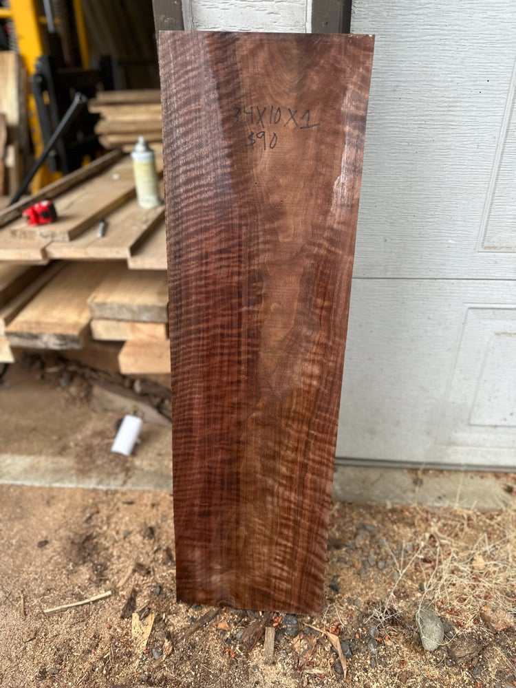 Figured walnut board 37