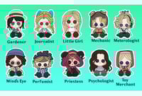 Image 3 of Female IDV Survivors Stickers
