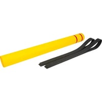 Image 3 of Polyethylene Bollard Cover, 4-1/2" Dia. x 52" L, Red/Yellow Model: KI327