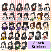 MDZS 3inch Holographic Stickers