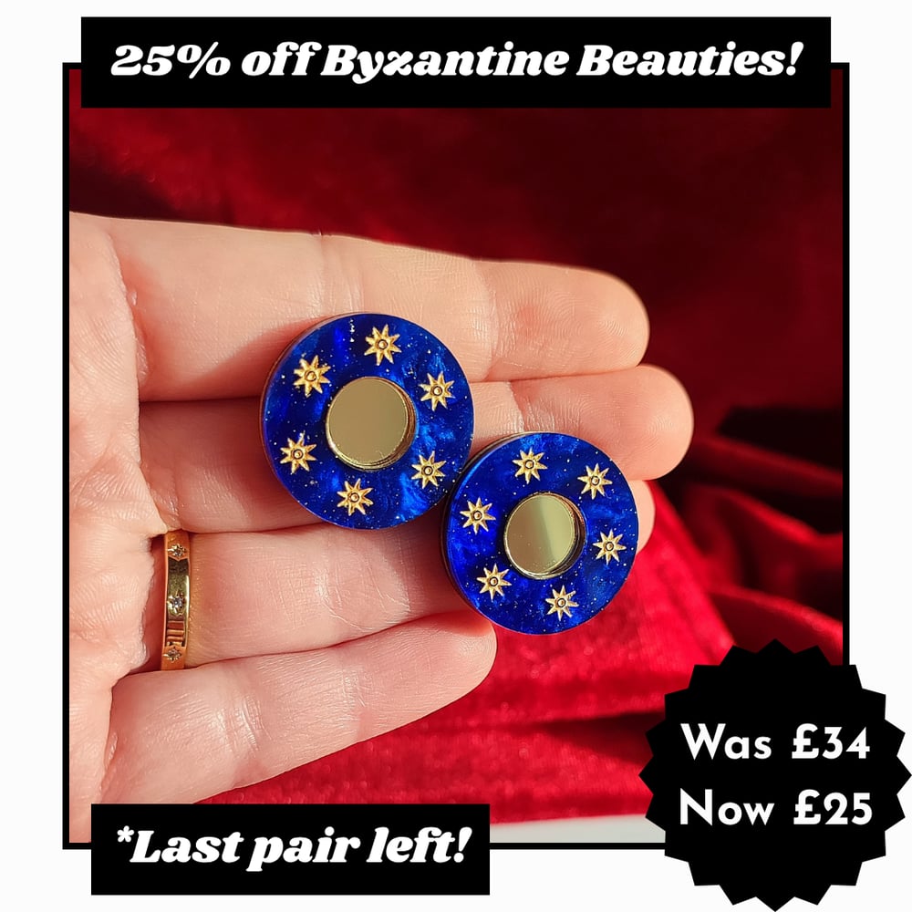 Image of Byzantine Celestial Midi Studs