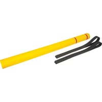 Image 4 of Polyethylene Bollard Cover, 4-1/2" Dia. x 64" L, Red/Yellow Model: KI328