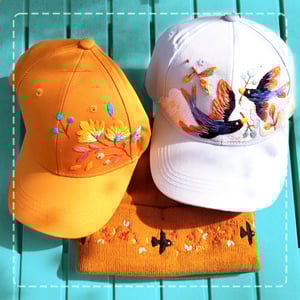 🧵 Casquettes et bonnets brodées - Collection Autumn Mind 🍂