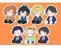 Sasaki And Miyano Holographic Stickers