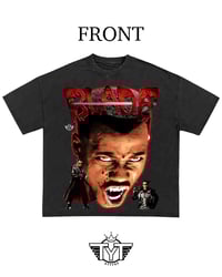 Image 1 of Oversized Cropped 'Blade Face' Shirt