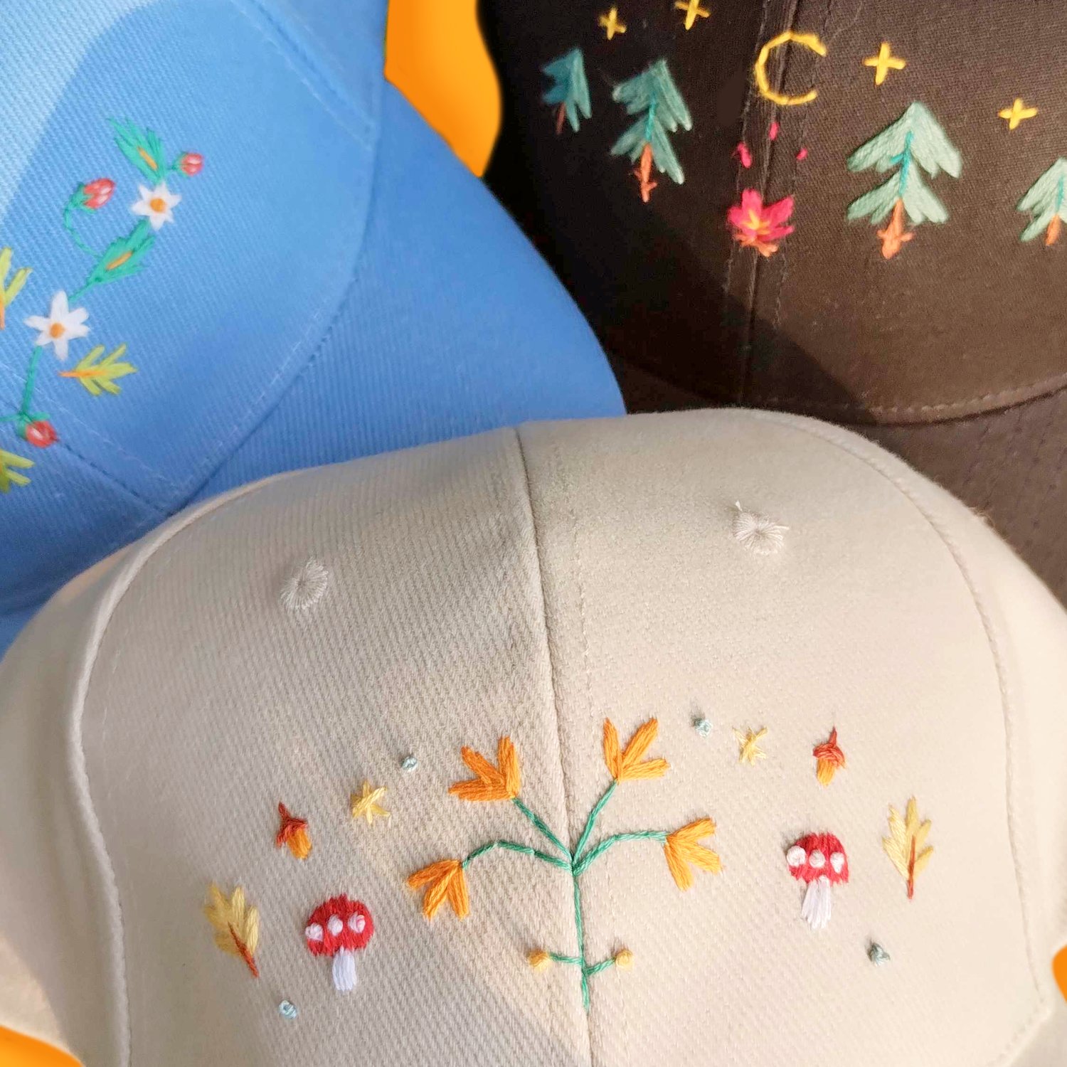 🧵 Casquettes brodées