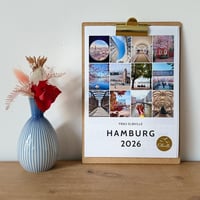 Image 1 of Der Elbville Hamburg Kalender 2026 MIT Klemmbrett (A5)