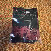 Image of RAMPAGE KOSMOS XXL shirt (GID RED print on black!) and RAMPAGE logo onsen towel set!