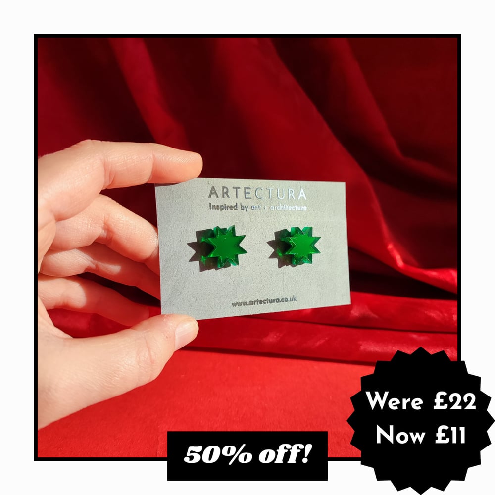 Image of Mini Geometric Star Acrylic Studs