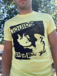 Image 1 of Life is pain shirt/ tour poster on back 
