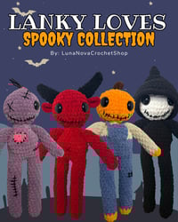 Image 1 of Lanky Loves Spooky Collection 4-in-1 Crochet Pattern