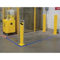 Image 4 of Safety Bollard, Steel, 36" H x 5-1/2" W, Yellow Model: KI316