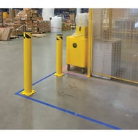 Image 5 of Safety Bollard, Steel, 36" H x 5-1/2" W, Yellow Model: KI316