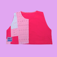 Image 1 of Broderie Anglaise Sustainable Crop Vest