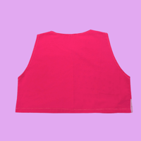 Image 2 of Broderie Anglaise Sustainable Crop Vest