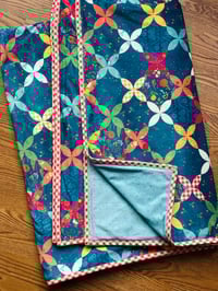 Image 2 of First Blooms Double Lush Velvet Throw and Pillow Kit