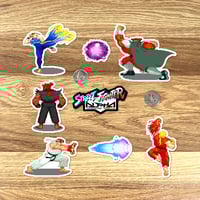 Image 2 of Street Fighter Alpha Sticker Set (22 Pieces)