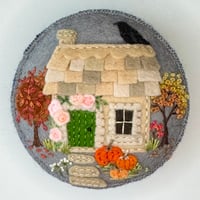 Image 1 of Pumpkin Cottage Pincushion 