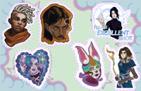 Arcane sticker sheet