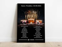 Image 1 of Oasis - Wembley Stadium 2025 Live Setlist Music Poster