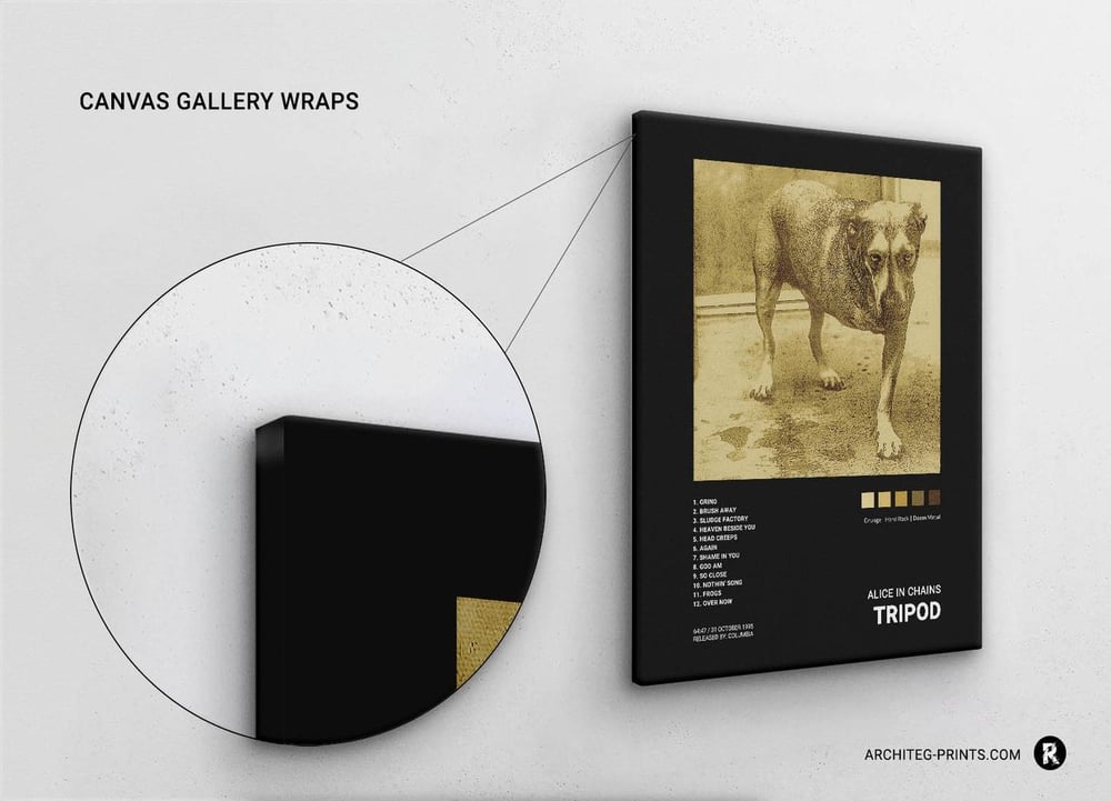 Alice in Chains - Tripod Music Album Cover Poster