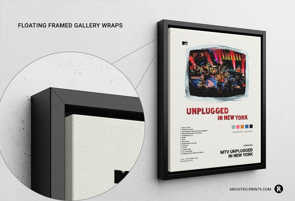 Nirvana - MTV Unplugged In New York Live Music Poster