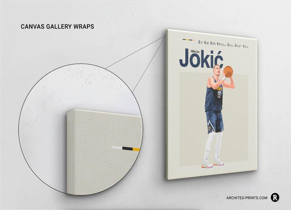 Nikola Jokic - Basketball Poster Print