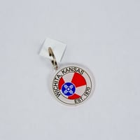 Image 1 of Keychain [Circle Wichita Flag]