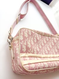 Image 2 of Christian Dior Pink Trotter Oblique Crossbody Bag (2004)