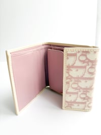 Image 3 of Christian Dior Pink Trotter Oblique Small Wallet (2004)
