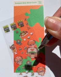 Image 2 of Salmon Run Maid Cafe Sticker Sheet