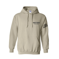 Image 1 of True Faith Fishing Hoodie - Sand - Black Logo